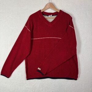 Vintage Columbia Sportswear Sherpa Pullover Sweater Size L 90s Y2K Fleece Hiking